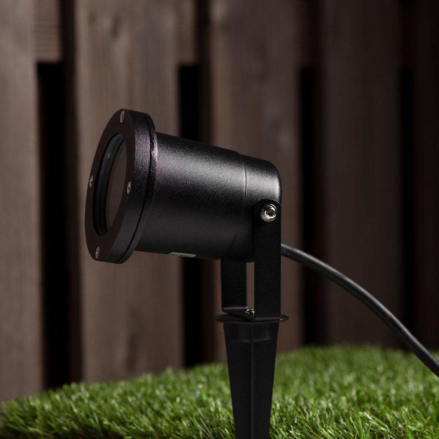 LED's Light LED Prikspot met Stekker - Kantelbaar - GU10 fitting - IP54 - Model Melfi - Zwart Prikspotjes led.gl