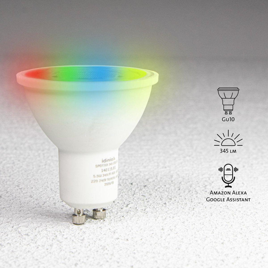 LED's Light LED Prikspot met Stekker - Kantelbaar - GU10 fitting - IP54 - Model Melfi - Zwart Prikspotjes led.gl