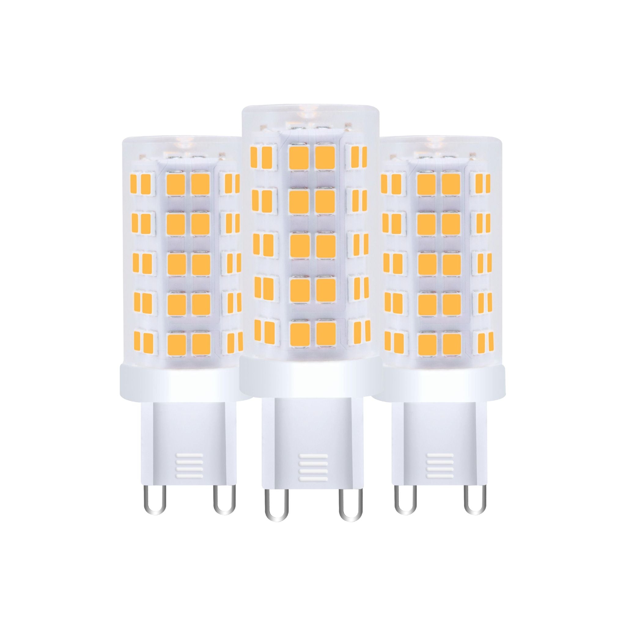 LED Steeklamp G9 - Helder - 220-240V - Warm wit - 4.7W (45W) - 3 lampjes Steeklampjes led.gl