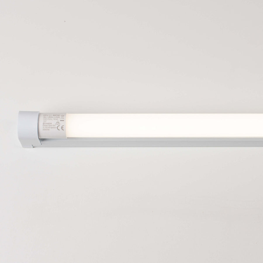 2 PACK - LED's Light LED licht balk 60 cm voor binnen - Armatuur inclusief LED TL buis - 1000 lm TL verlichting led.gl