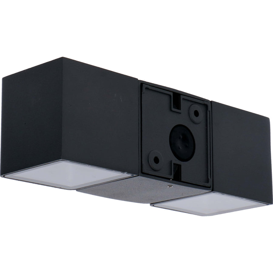 2 pack LED's Light 4-lichts Wandlamp Buiten - Model Aversa - Warm wit - IP54 waterdicht - Antraciet Wandlampen led.gl