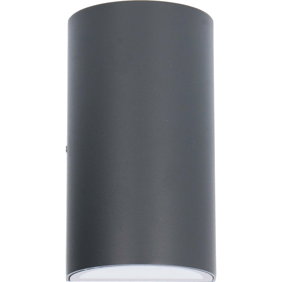 3 pack LED's Light LED Muurlamp Buiten - Halve cilinder met 2 lichtpunten - Model Siena - IP44 - Antraciet Wandlampen led.gl
