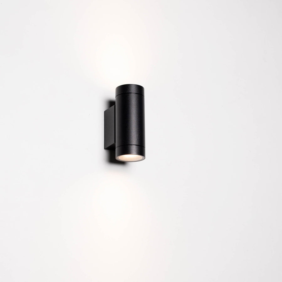 3 pack - LED's Light Up & Down Light Wandlamp - 2x GU10 fitting - IP44 - Antraciet - Model Carpi Wandlampen led.gl