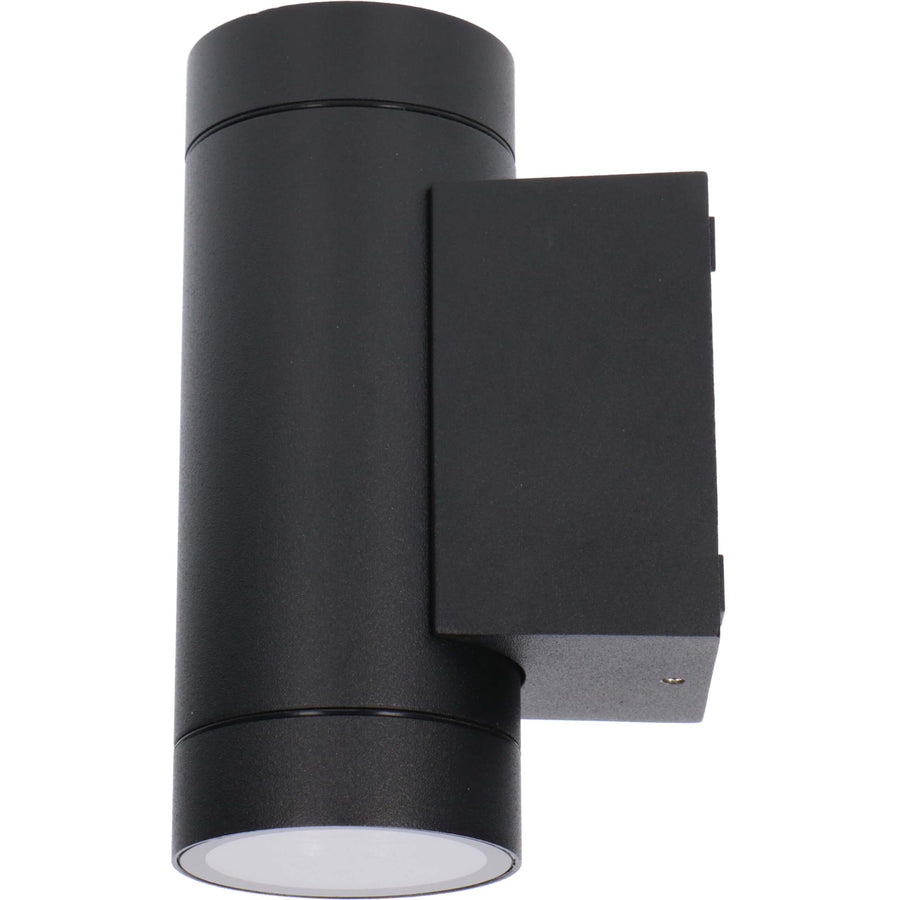 3 pack - LED's Light Up & Down Light Wandlamp - 2x GU10 fitting - IP44 - Antraciet - Model Carpi Wandlampen led.gl