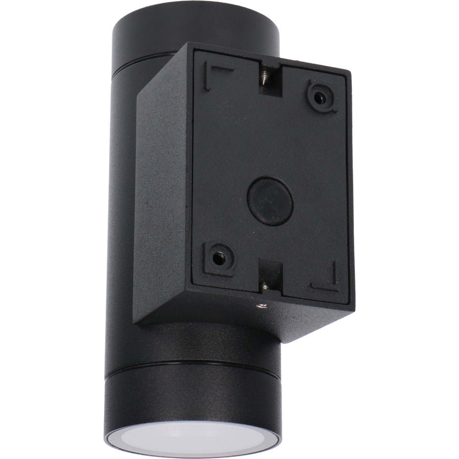 3 pack - LED's Light Up & Down Light Wandlamp - 2x GU10 fitting - IP44 - Antraciet - Model Carpi Wandlampen led.gl