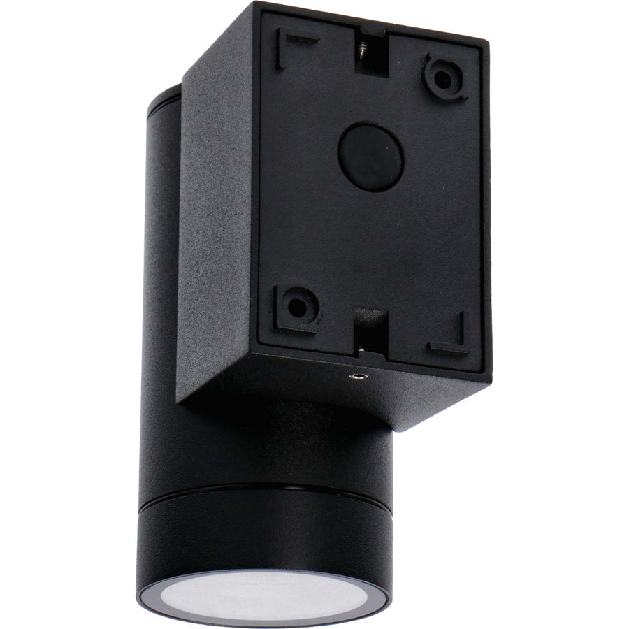 3 pack - LED's Light Muurlamp voor buiten - GU10 fitting - IP44 waterbestendig - Antraciet - Model Carpi Wandlampen led.gl