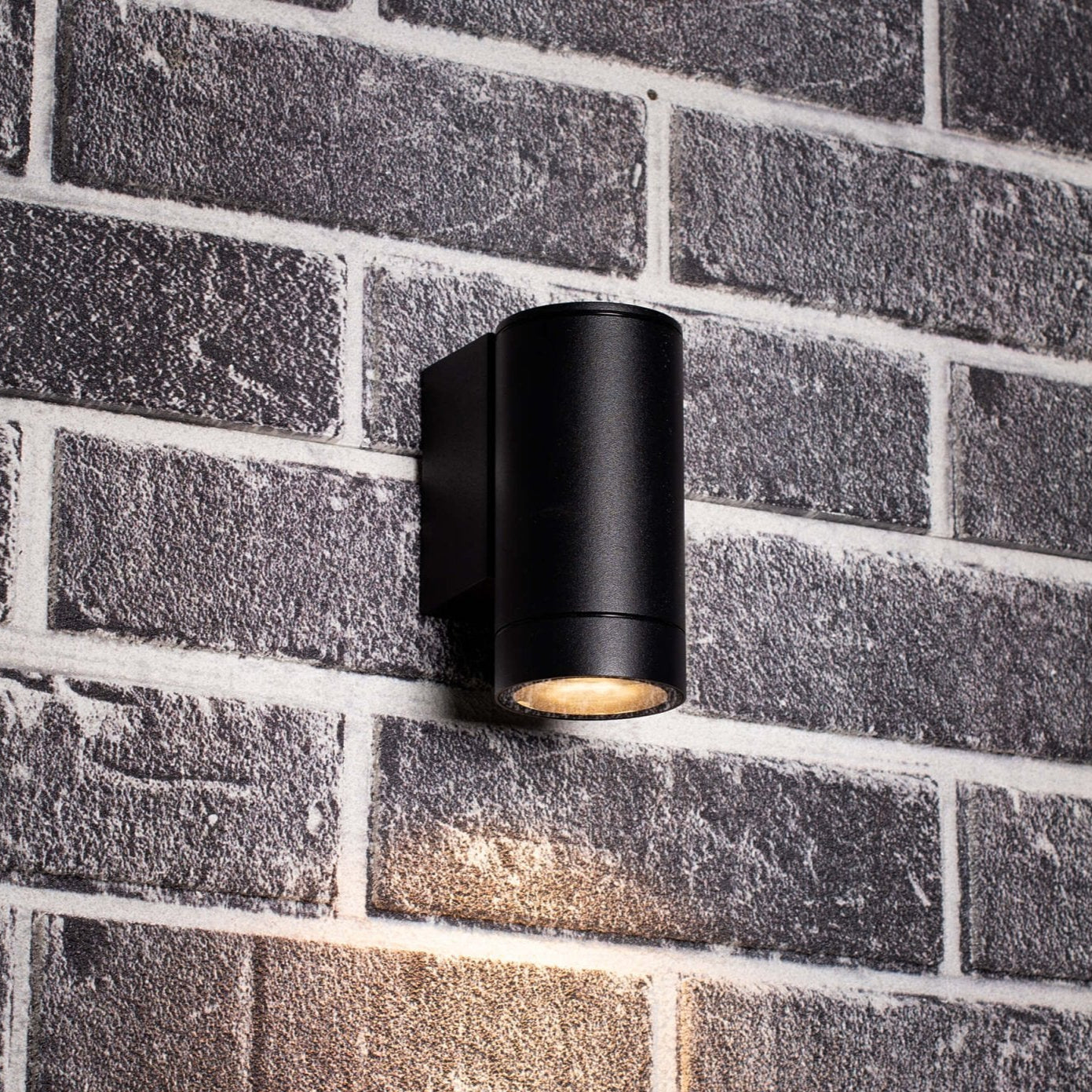 3 pack - LED's Light Muurlamp voor buiten - GU10 fitting - IP44 waterbestendig - Antraciet - Model Carpi Wandlampen led.gl