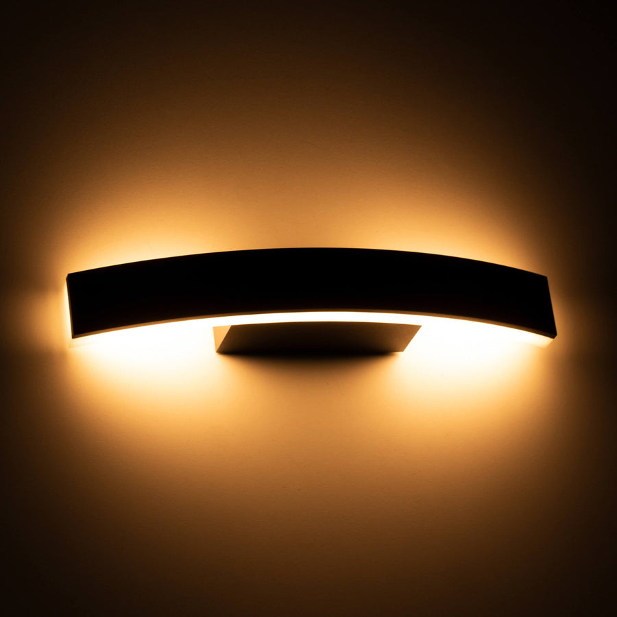3 pack LED's Light Wandlamp Buiten - Model Todi - Draaibaar - Rondom warm wit licht - IP54 - Antraciet Wandlampen led.gl