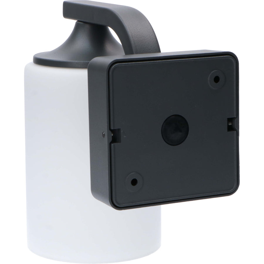 2 pack LED's Light LED Wandlamp Milky met E27 fitting - IP44 - Model Noto - Antraciet Wandlampen led.gl