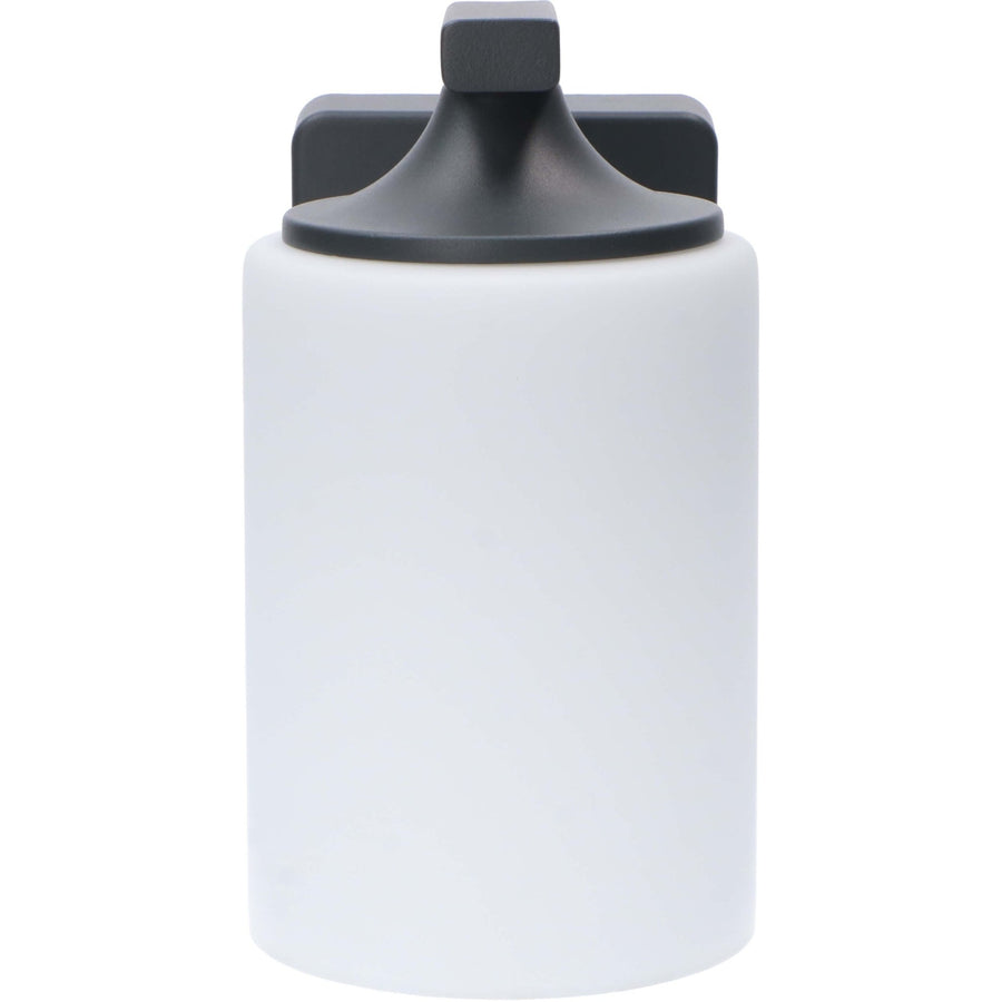 2 pack LED's Light LED Wandlamp Milky met E27 fitting - IP44 - Model Noto - Antraciet Wandlampen led.gl