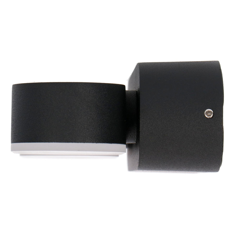 2 pack LED's Light Dubbele LED Buitenlamp - Model Rieti - Warm wit - IP44 waterbestendig - Zwart Wandlampen led.gl