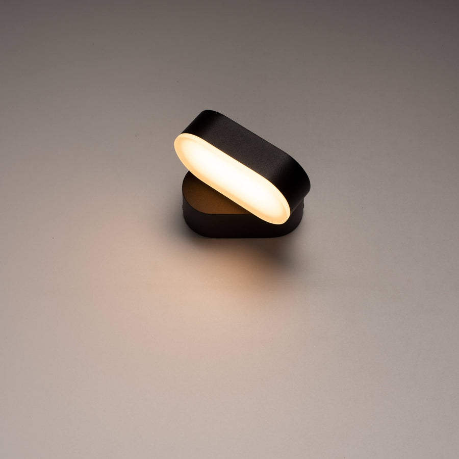 2 pack LED's Light LED Buitenlamp - Model Rieti - Warm wit - IP44 waterbestendig - Zwart Wandlampen led.gl
