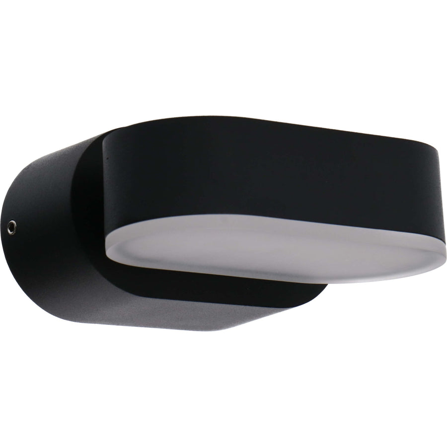 2 pack LED's Light LED Buitenlamp - Model Rieti - Warm wit - IP44 waterbestendig - Zwart Wandlampen led.gl