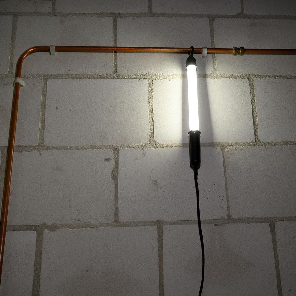 LED's Work Draagbare Werklamp 350 - 5 meter snoer - Inspectielamp met haak - Zwart Werklampen led.gl