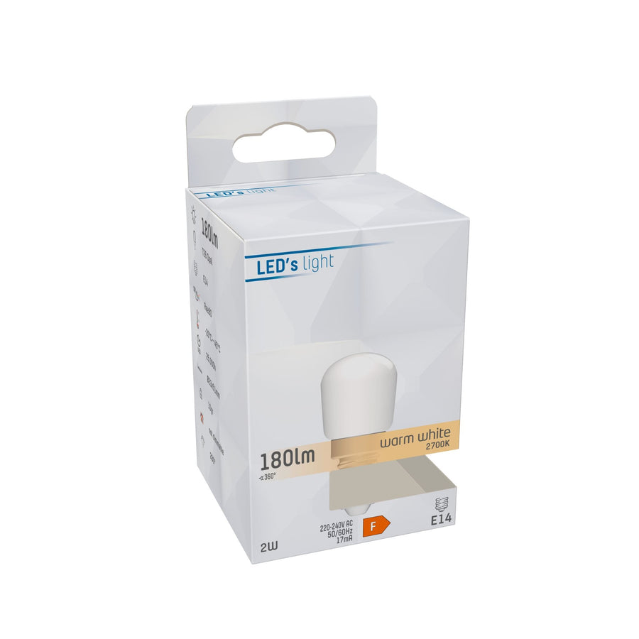 LongLife LED Lamp E14 - T26 - Geschikt voor koelkast en afzuigkap - Warm wit - 2W (19W) Lichtbronnen led.gl