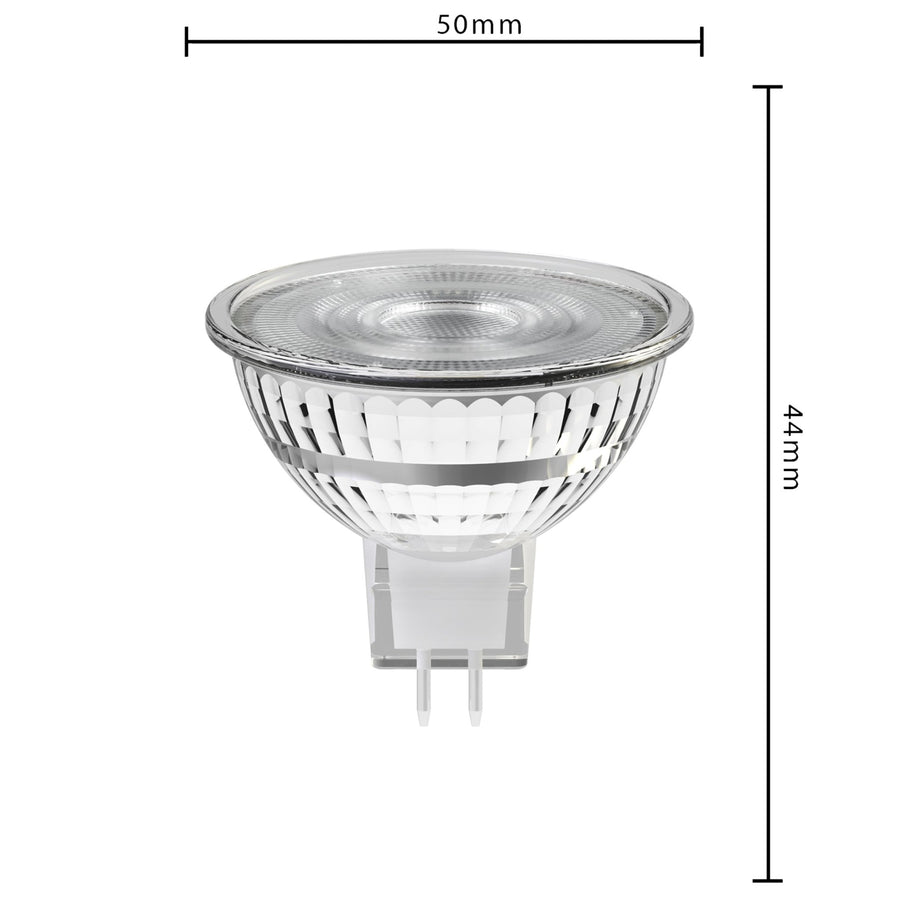LongLife LED Lamp GU5.3 - 12V - MR16 Spot - Warm wit - 4W vervangt 35W Spotjes led.gl