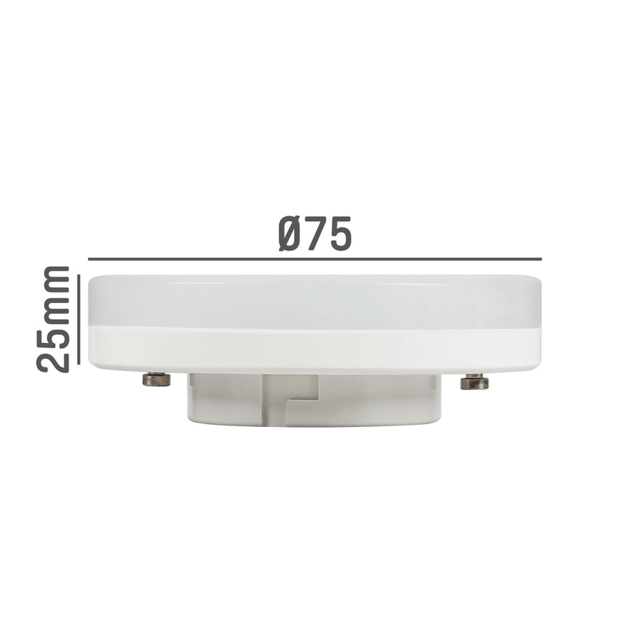 LED Lamp met GX53 fitting - Dimbaar koud wit licht - 6W/48W Dimbare lampen led.gl