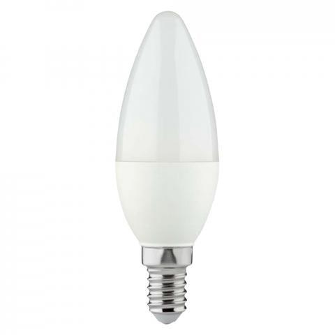 LongLife LED Lamp Kaars E14 - Mat - Warm wit licht - 4W vervangt 40W Lichtbronnen led.gl