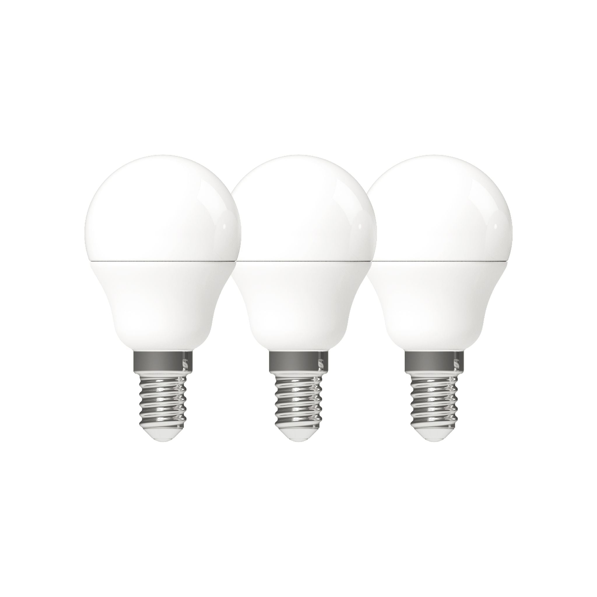 LED E14 Lamp rond - 470 lm - Warm wit licht - 3 lampen Lichtbronnen led.gl