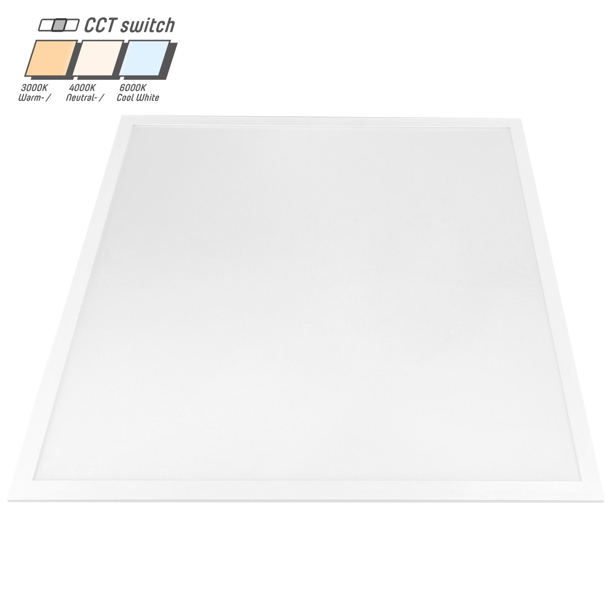 LongLife LED Paneel 60 x 60 cm - Lichtkleur dimbaar van warm naar koud wit - 130 lm/w Panelen led.gl