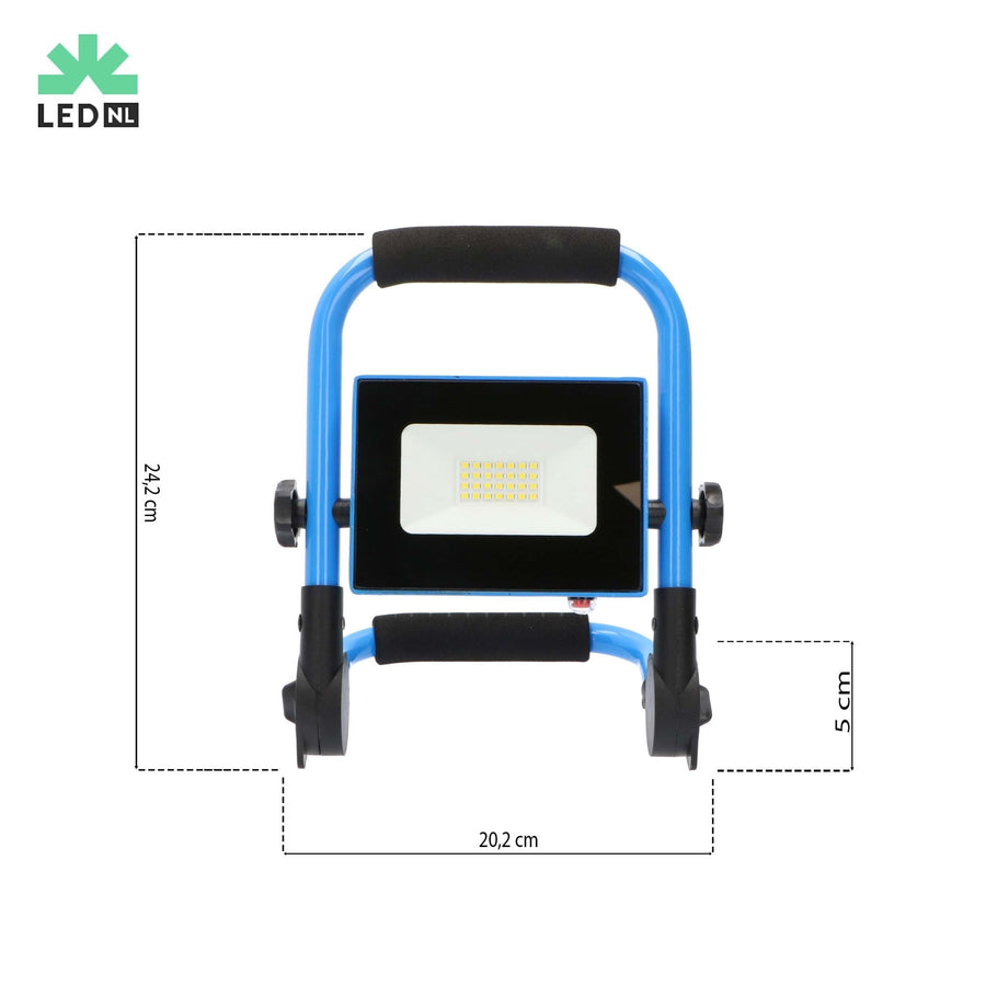 LED's Light Basic Werklamp 700 - Oplaadbaar met accu - Compact en opvouwbaar – IP54 Werklampen led.gl