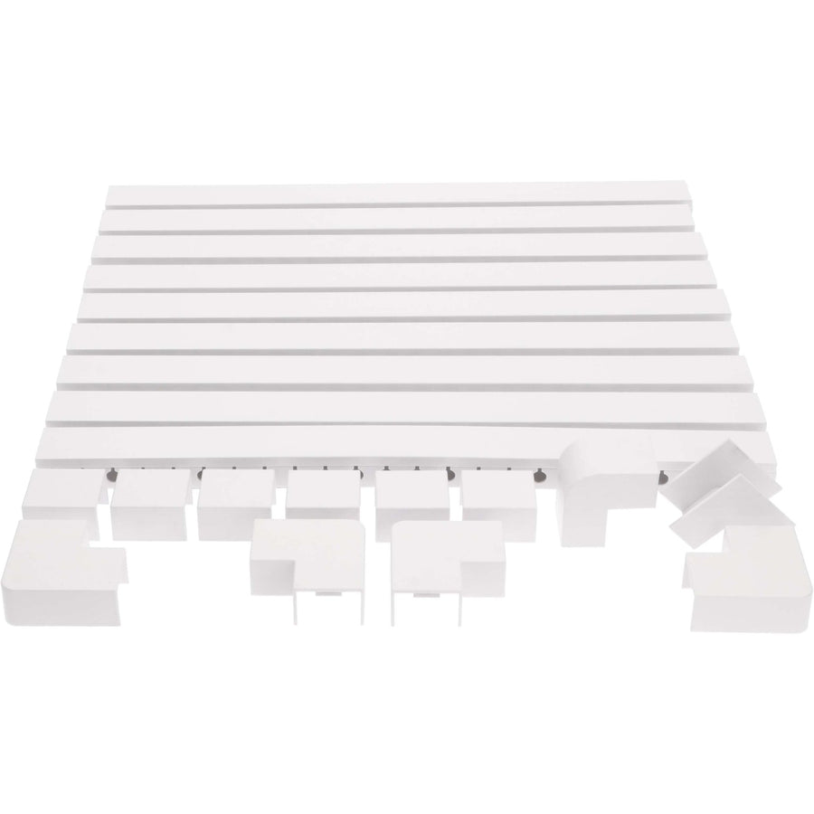 OrgaNice Kabelgoten Set - Zelfklevende organiser voor Bureau & TV - Wit Snoeren led.gl