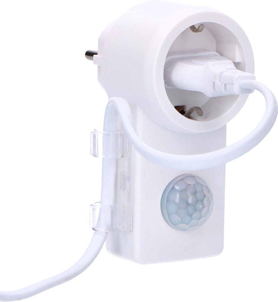 LED's Light plug-in Bewegingssensor met Stopcontact - 10 meter bereik - Incl. daglichtsensor Sensoren led.gl