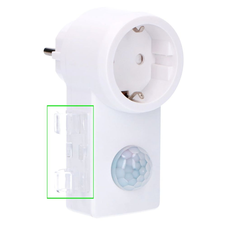 LED's Light plug-in Bewegingssensor met Stopcontact - 10 meter bereik - Incl. daglichtsensor Sensoren led.gl