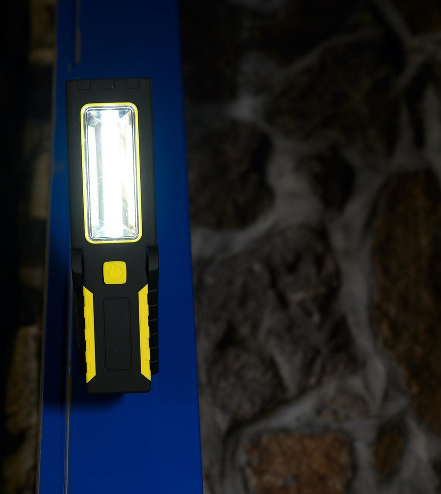 LED's Work Draagbare LED Looplamp 180 - Met magneet en haak - Werkt op batterijen Looplampen led.gl