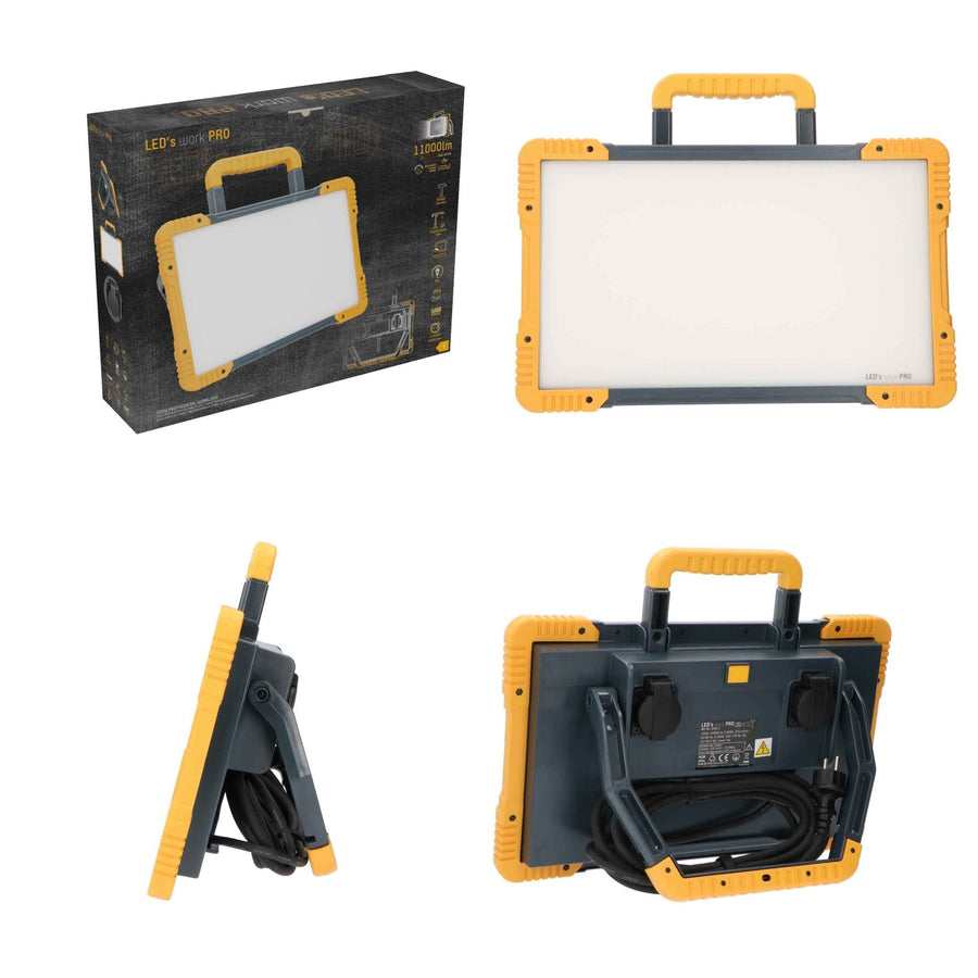 LED's Work Premium LED Werklamp 11000 - 5 meter kabel - Rough Service Tested - IP54 waterdicht - 100W Bouwlampen led.gl