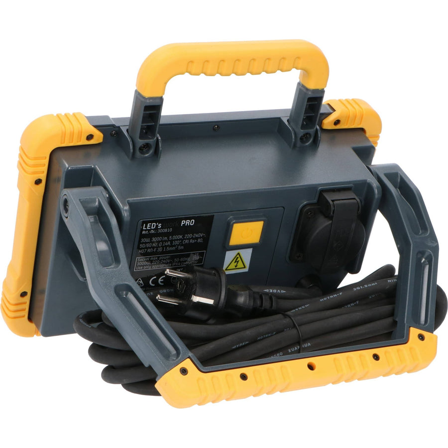 LED's Work Premium LED Werklamp 3200 - 5 meter kabel - Rough Service Tested - IP54 waterdicht - 30W Bouwlampen led.gl