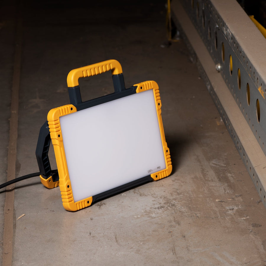 LED's Light Draadloze LED Zwaailamp op Batterijen - 9 standen - Magnetisch & Waterdicht - Blauw Bouwlampen led.gl