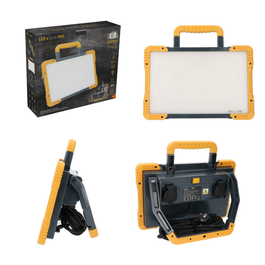 LED's Work Premium LED Werklamp 6500 - 5 meter kabel - Rough Service Tested - IP54 waterdicht - 60W Bouwlampen led.gl