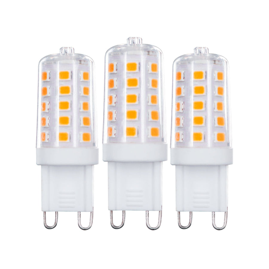 ProDim LED Steeklamp G9 - Dimbaar warm wit licht - 220-240V - 3.5W (28W) - 3 lampjes Dimbare steeklampjes led.gl