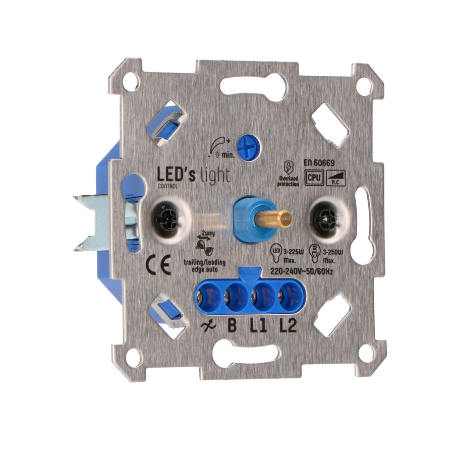 LED's Light Premium Dimmer voor LED en halogeen - 3 tot 250W - Fase aansnijding en afsnijding Dimmers led.gl