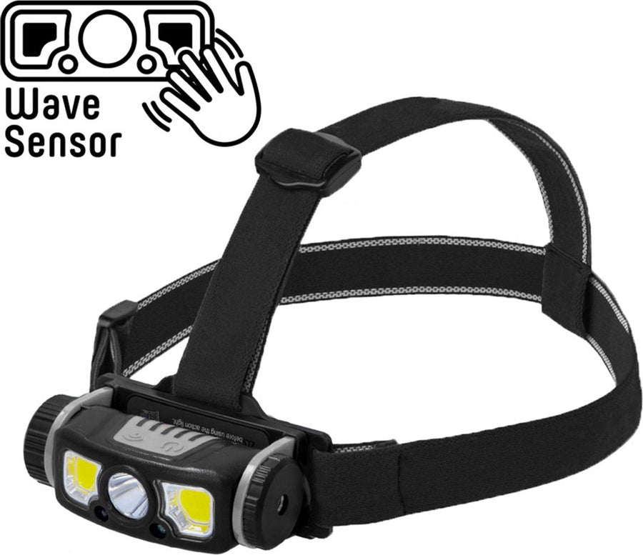 Professional LED Hoofdlamp op accu met zoomfunctie - Oplaadbaar - IP44 - Dimbaar - 250 lm Hoofdlampen led.gl