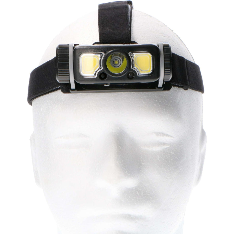 Professional LED Hoofdlamp op accu met zoomfunctie - Oplaadbaar - IP44 - Dimbaar - 250 lm Hoofdlampen led.gl