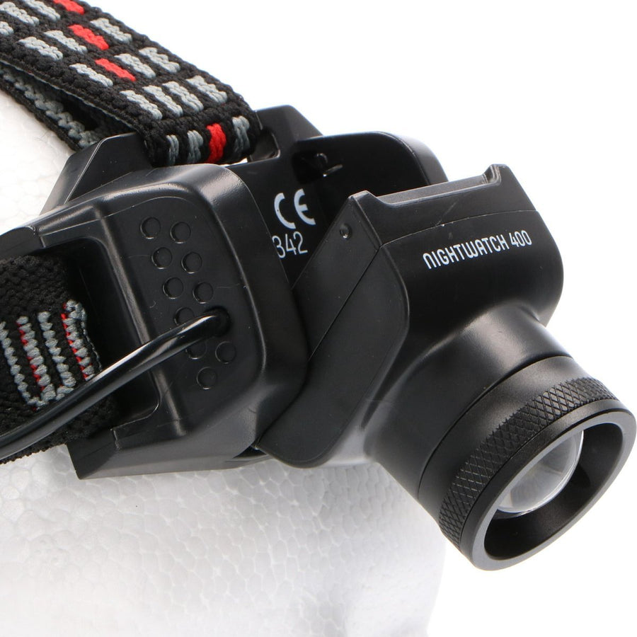 LED's Work Hoofdlamp op batterijen - Met zoomfunctie - Dimbaar - IP44 waterdicht - 400 Lumen Hoofdlampen led.gl