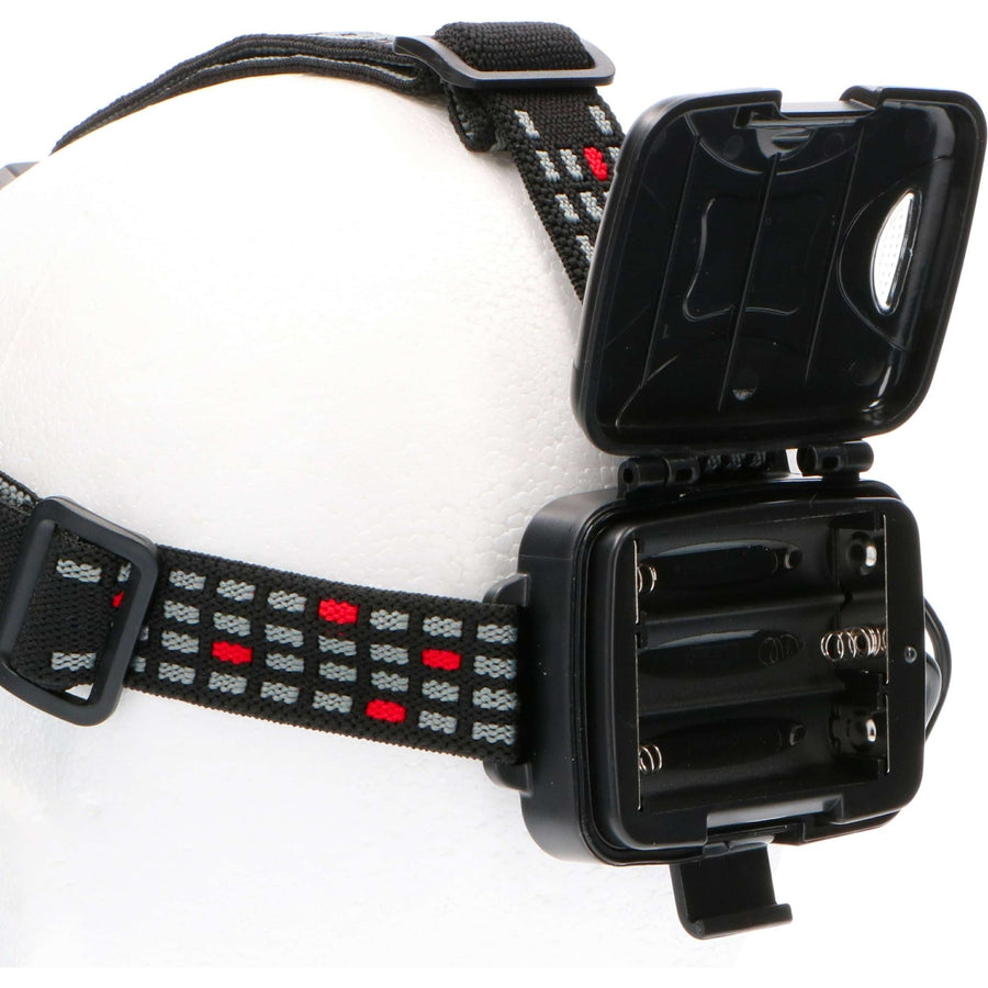 LED's Work Hoofdlamp op batterijen - Met zoomfunctie - Dimbaar - IP44 waterdicht - 400 Lumen Hoofdlampen led.gl