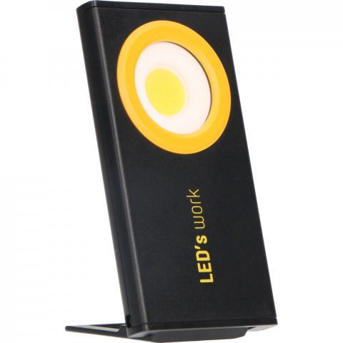 LED's Work Werklamp op Accu 350 - Met magneet, haak of voet - Draadloos & Oplaadbaar - 2 lichtpunten Werklampen led.gl