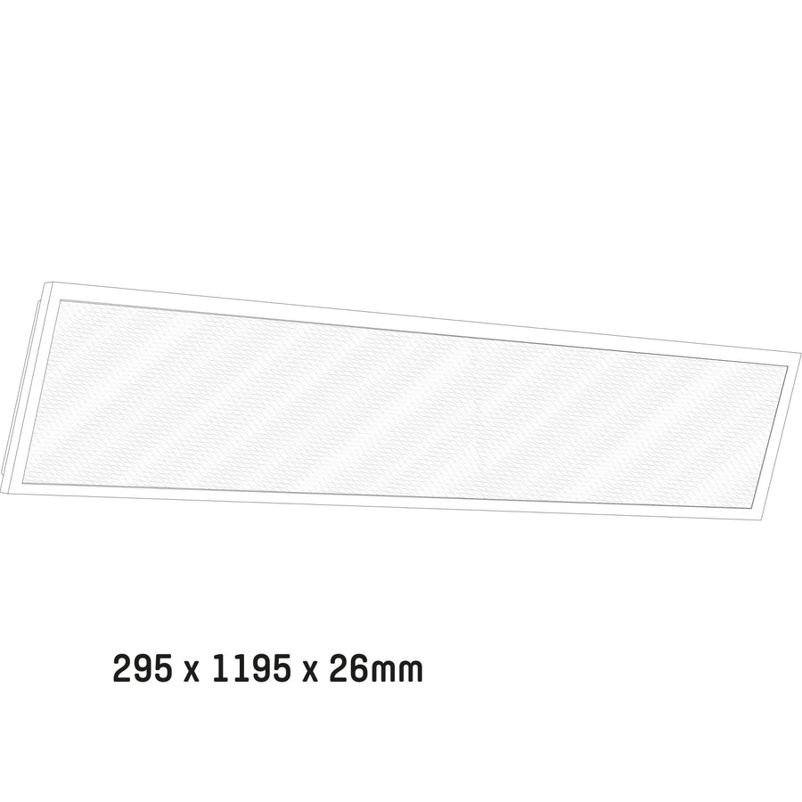 LED's Light LED Paneel 30 x 120 cm - Rechthoekig - Koel wit (4000K) - 4000 Lumen - 40W Panelen led.gl