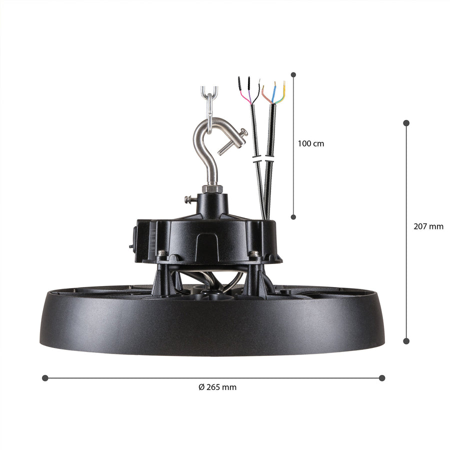 Proventa Probay LED High Bay 200W - Energielabel A - Voor hoge plafonds - 36000 lm High bays led.gl