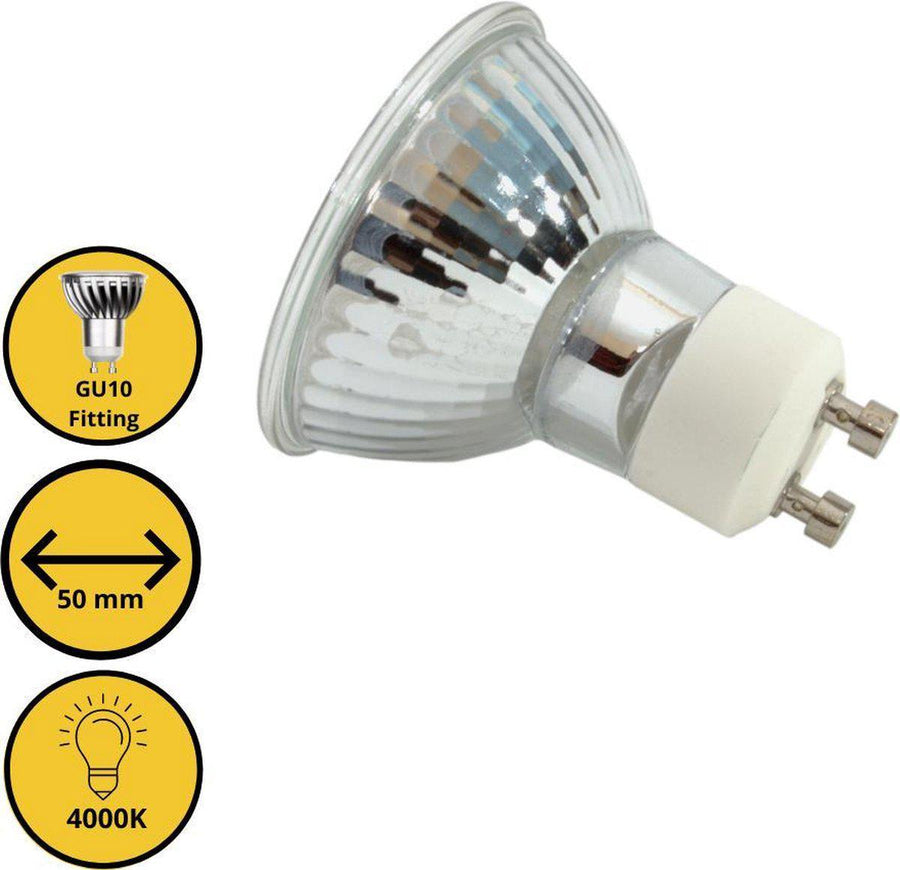 Proventa Longlife LED GU10 Reflectorlamp - Koud wit - MR16 - 1 x LED spot met GU10 fitting Reflectorlampen led.gl