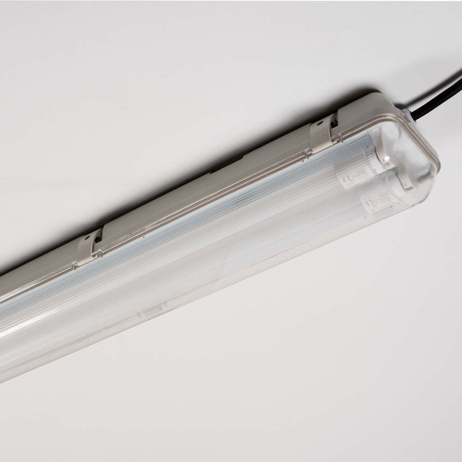 LED's Light LED TL Armatuur licht balk met sensor - incl Dubbele buis 2x14W 120cm 4000K Bewegingssensor en nachtsensor - Waterdicht - 150lm/w TL verlichting led.gl