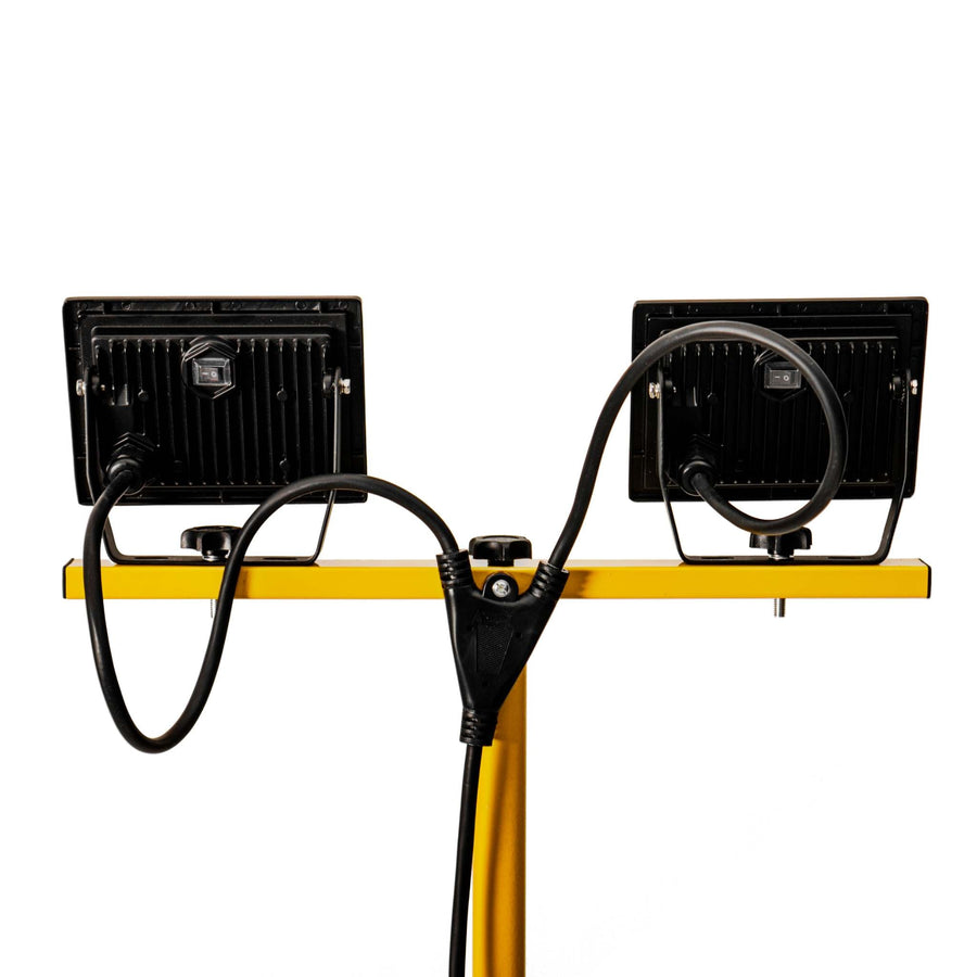 ProWork DUO Tripod LED werklampen op statief - In hoogte verstelbaar - 6370 lm Bouwlampen led.gl