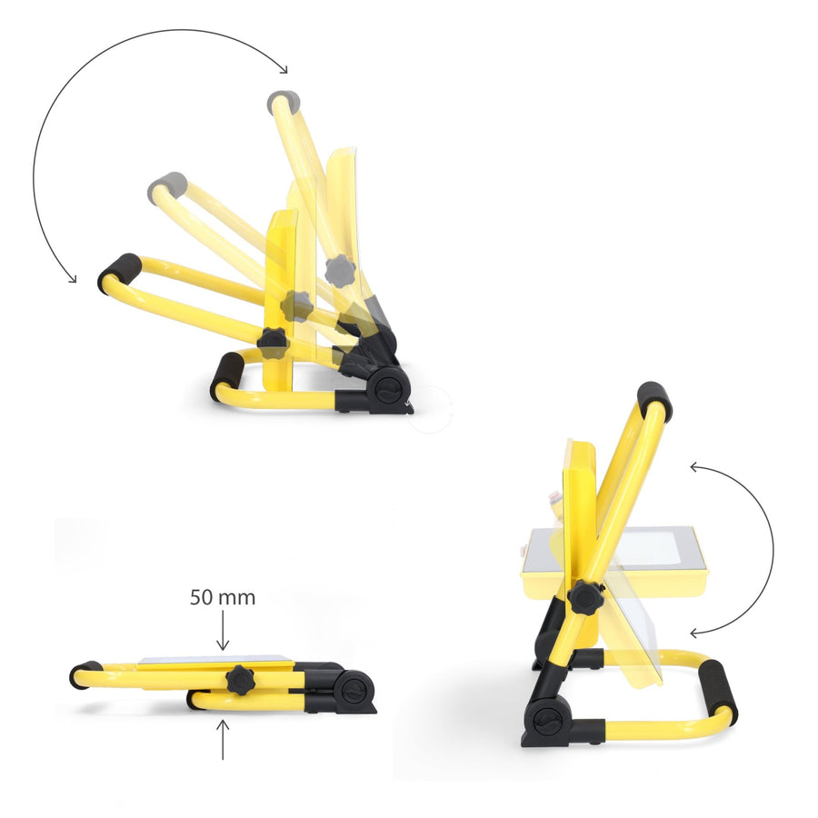 LED's Work Bouwlamp 1400 - Inklapbaar & Draaibaar - Stof- en waterbestendig - 20W Werklampen led.gl
