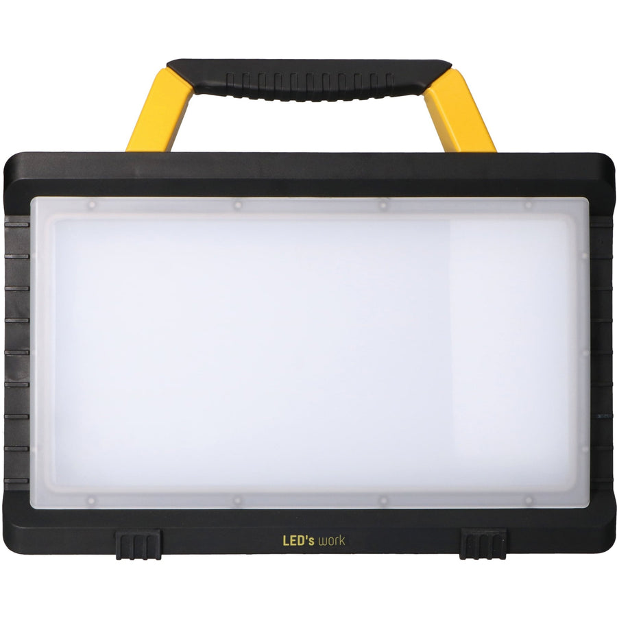LED's Work Bouwlamp 5000 - 2 extra stopcontacten - 3 meter snoer - IP54 water- en stofbestendig Bouwlampen led.gl