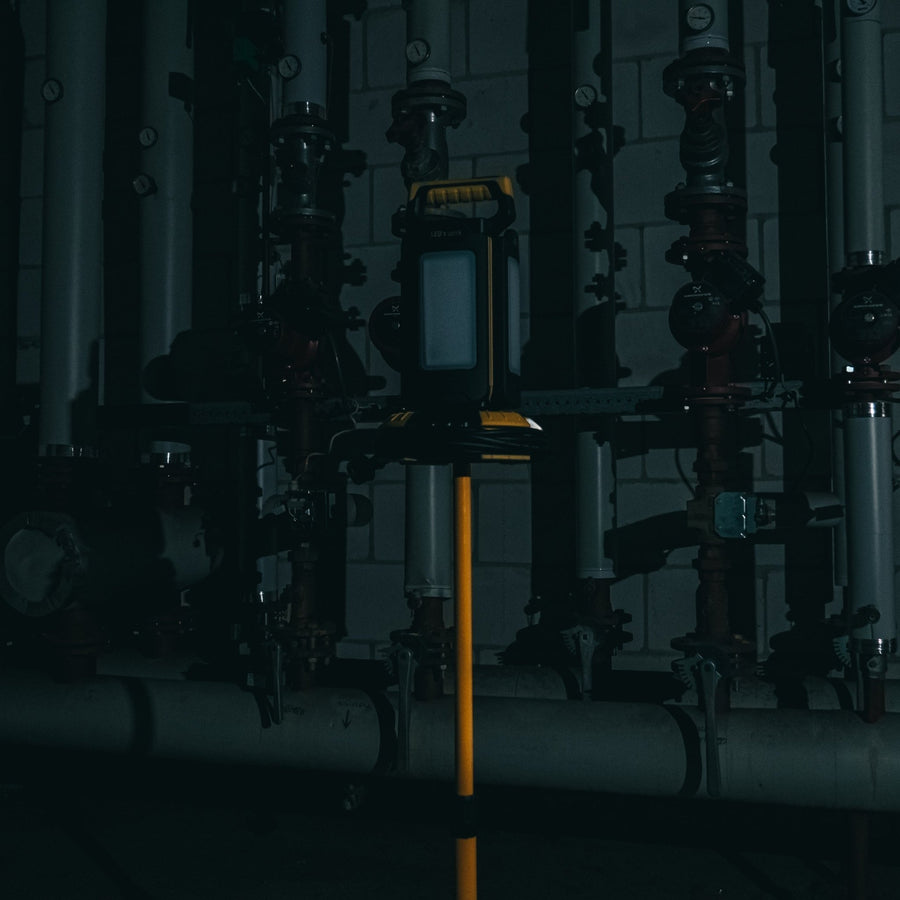LED's Work NovaLight Bouwlamp 14000 - 4 lichtpunten - Dimbaar - IP54 waterdicht en stofdicht Bouwlampen led.gl