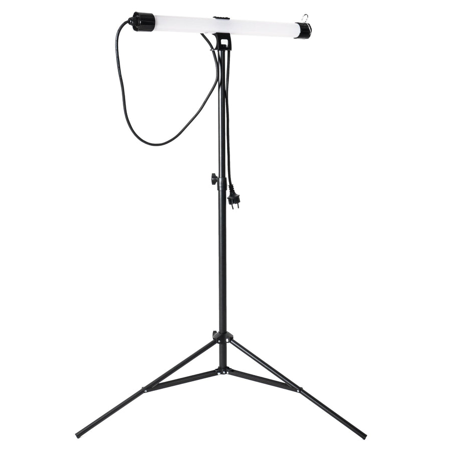 LED's Work Bouwlamp op Statief 1500 - In hoogte verstelbaar tot 120 cm en draaibaar - Lichtgewicht - 20W Bouwlampen led.gl