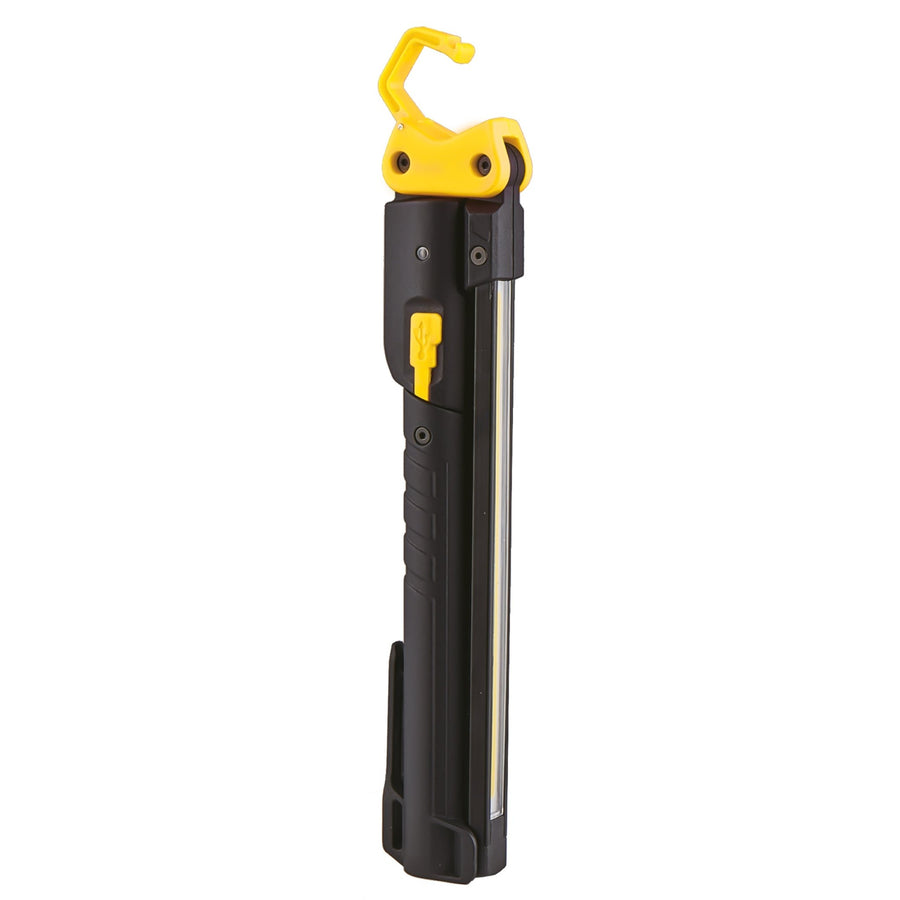 LED's Work Oplaadbare Looplamp 300 - Inspectielamp - Inklapbaar & Draadloos - Met magneet en haak Bouwlampen led.gl